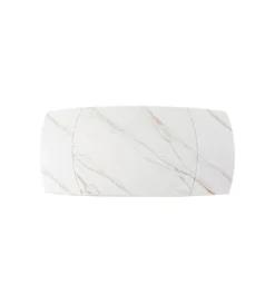 Stół rozkładany TWIST od 120 do 180 cm ceramika w optyce kamienia*KDesign Outlet
