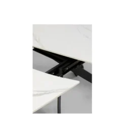 Stół rozkładany TWIST od 120 do 180 cm ceramika w optyce kamienia*KDesign Outlet