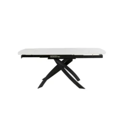 Stół rozkładany TWIST od 120 do 180 cm ceramika w optyce kamienia*KDesign Outlet