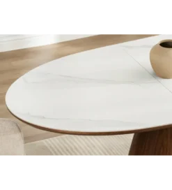 Stół rozkładany UNIQUE od 160 do 200 cm naturalny ceramiczny blat*Invicta Interior Sale