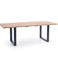 Stół rozkładany VENOM 135 cm - 185 cm w kolorze dąb wotan*Halmar Online