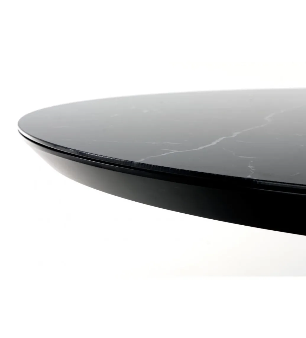 Stół rozkładany VERTIGO 130 cm - 180 cm w optyce czarnego marmuru*Halmar New