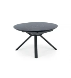 Stół rozkładany VERTIGO 130 cm - 180 cm w optyce czarnego marmuru*Halmar New