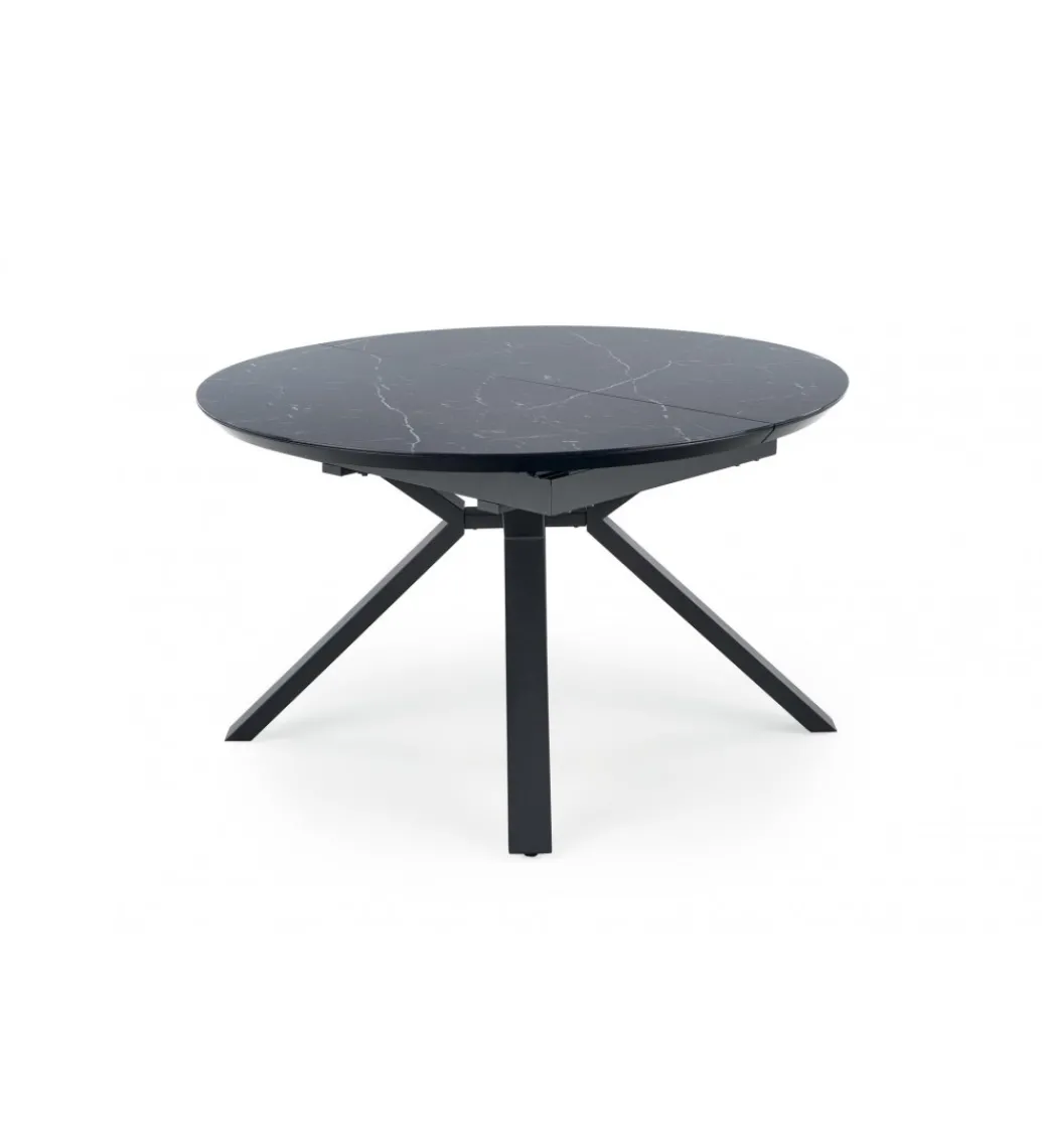 Stół rozkładany VERTIGO 130 cm - 180 cm w optyce czarnego marmuru*Halmar New