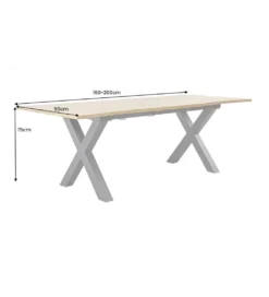 Stół rozkładany WILD 160 cm do 200 cm naturalny*Invicta Interior - przedsprzedaż Sale