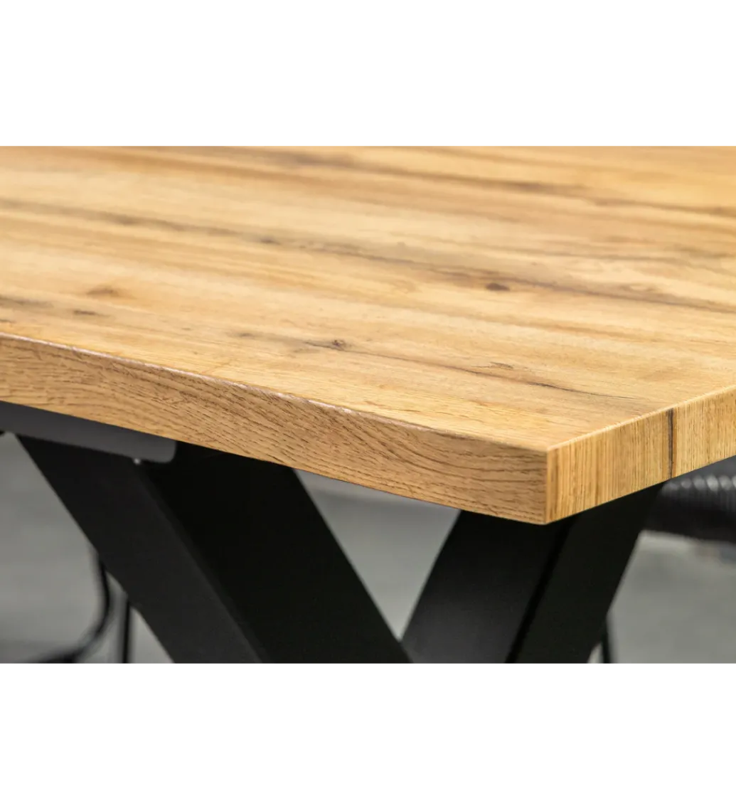 Stół rozkładany WILD 160 cm do 200 cm naturalny outlet*Invicta Interior