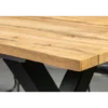 Stół rozkładany WILD 180-220 cm wygląd naturalnego dębu dzikiego rozkładany*Invicta Interior New