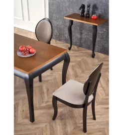 Stół rozkładany WINDSOR 160 cm - 240 cm w kolorze dąb ciemny*Halmar Discount