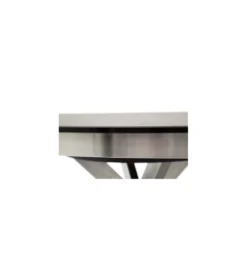 Stół rozkładany WINNIPEG 120 cm - 160 cm antracytowo srebrny*MCA Outlet