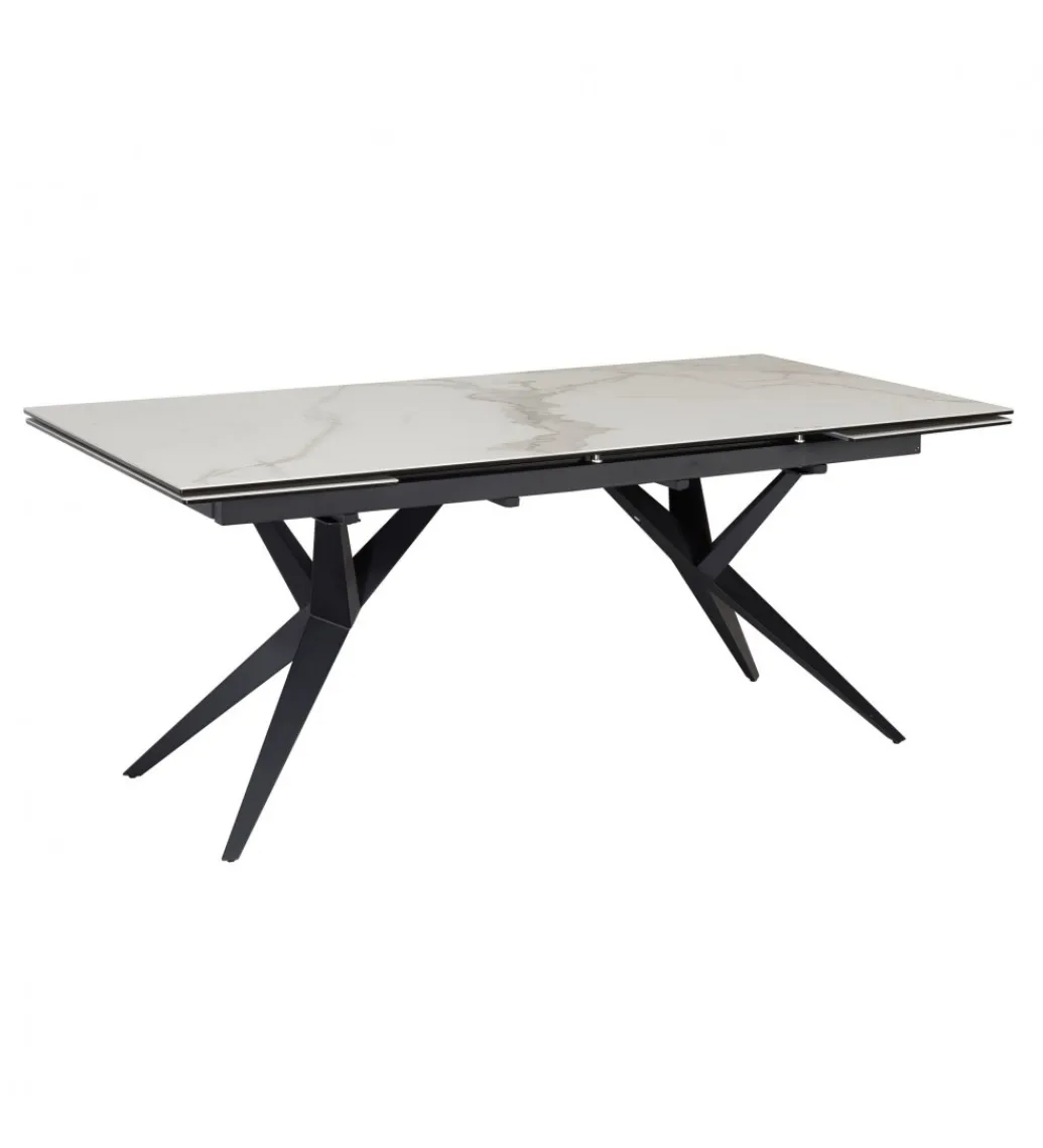 Stół rozkładany WOHNLING od 180 od 260 cm ceramika w optyce marmuru nogi Y*WOHNLING, GERMANY Sale