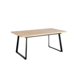 Stół rozkładany WOPUNET od 170 do 230 cm naturalny czarny*Zona-Design Online