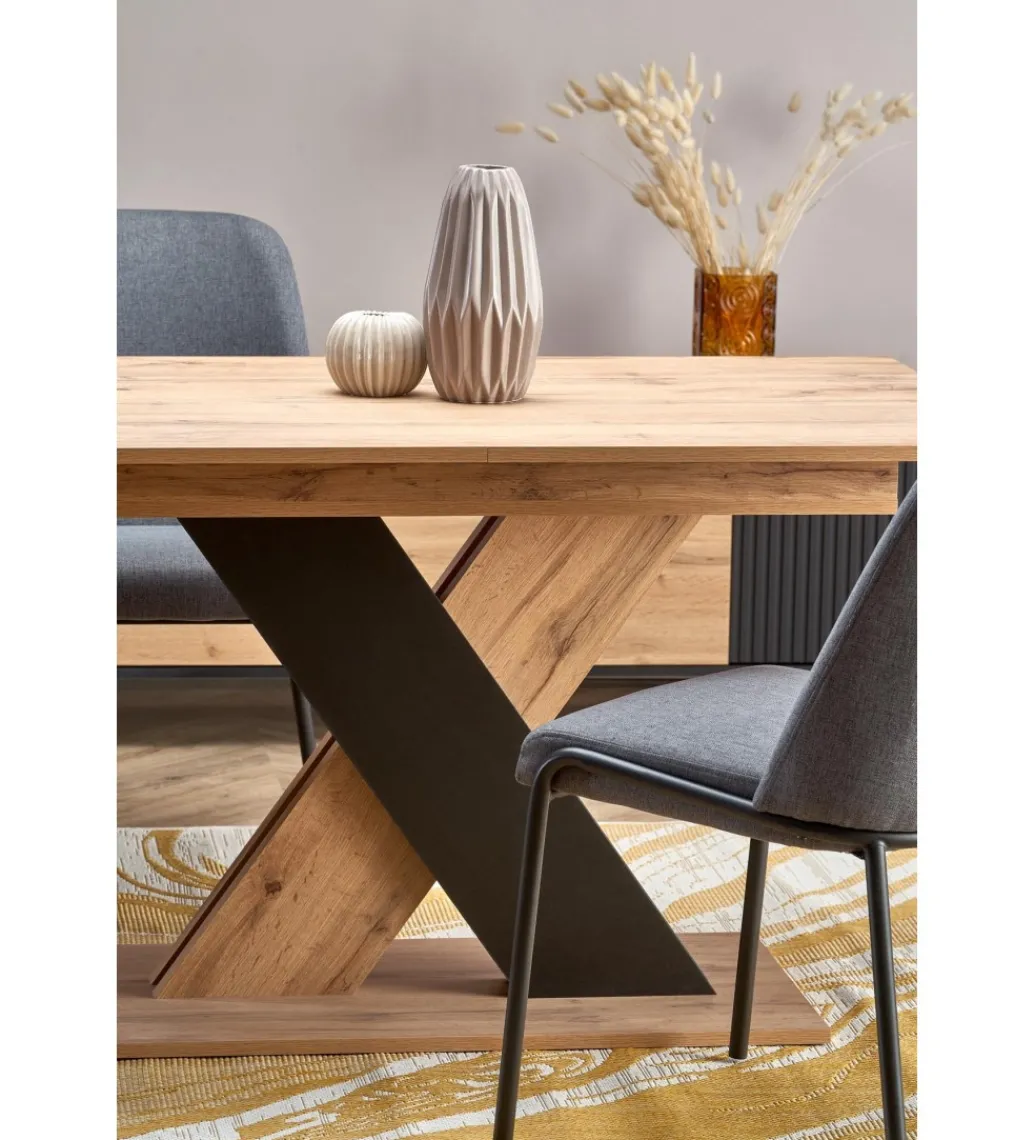 Stół rozkładany XARELTO 130 cm - 175 cm w kolorze dąb wotan*Halmar Online