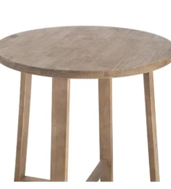 Stół RUBBERY 102 cm drewno kauczuk naturalne*Zona-Design Discount