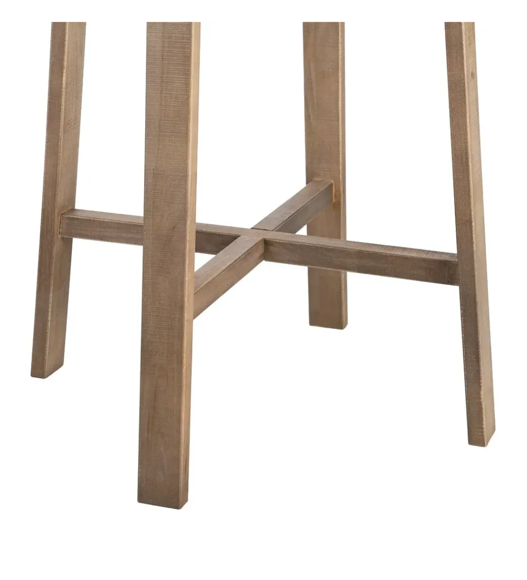 Stół RUBBERY 102 cm drewno kauczuk naturalne*Zona-Design Discount