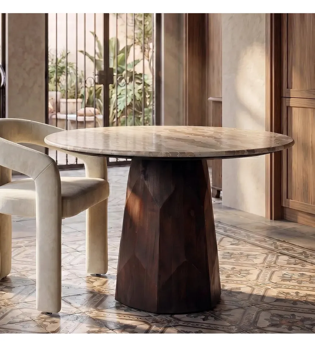 Stół RUTANMO 120 cm drewno mango*Zona-Design Outlet