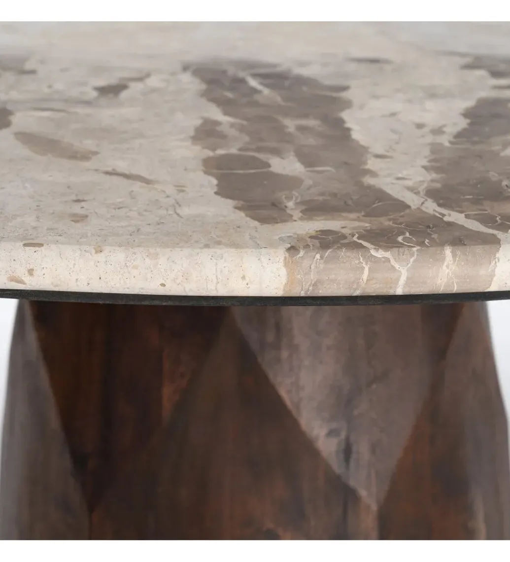 Stół RUTANMO 120 cm drewno mango*Zona-Design Outlet