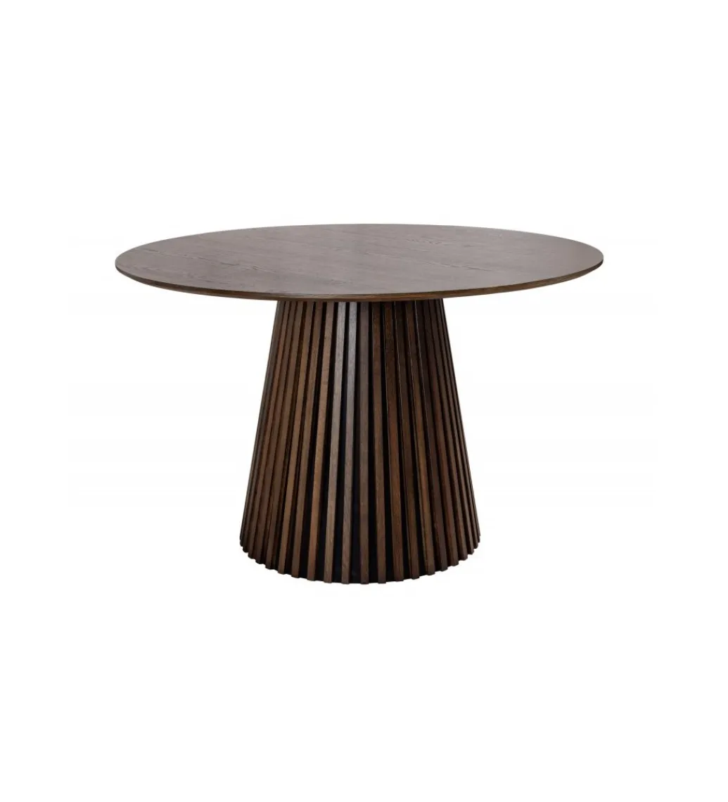 Stół SANZA 120 cm w optyce dąb ciemny*Invicta Interior New