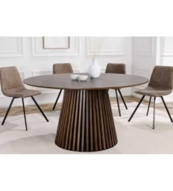 Stół SANZA 140 cm w optyce dąb ciemny*Invicta Interior Sale
