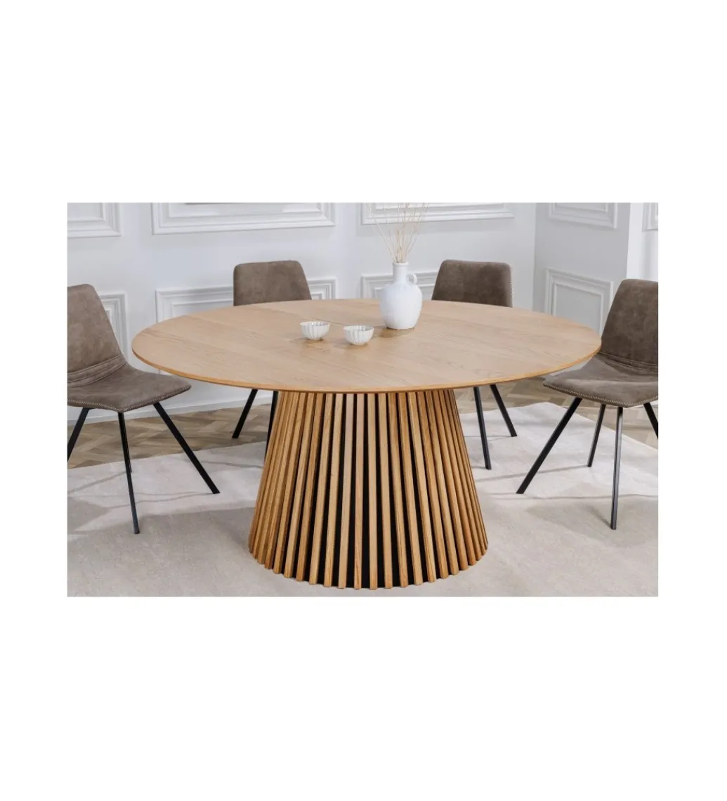 Stół SANZA 140 cm w optyce dębu*Invicta Interior Best