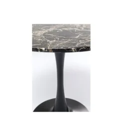 Stół SCHICKERIA 80 cm efekt czarnego marmuru*KARE New