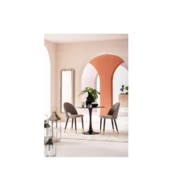 Stół SCHICKERIA 80 cm efekt czarnego marmuru*KARE New