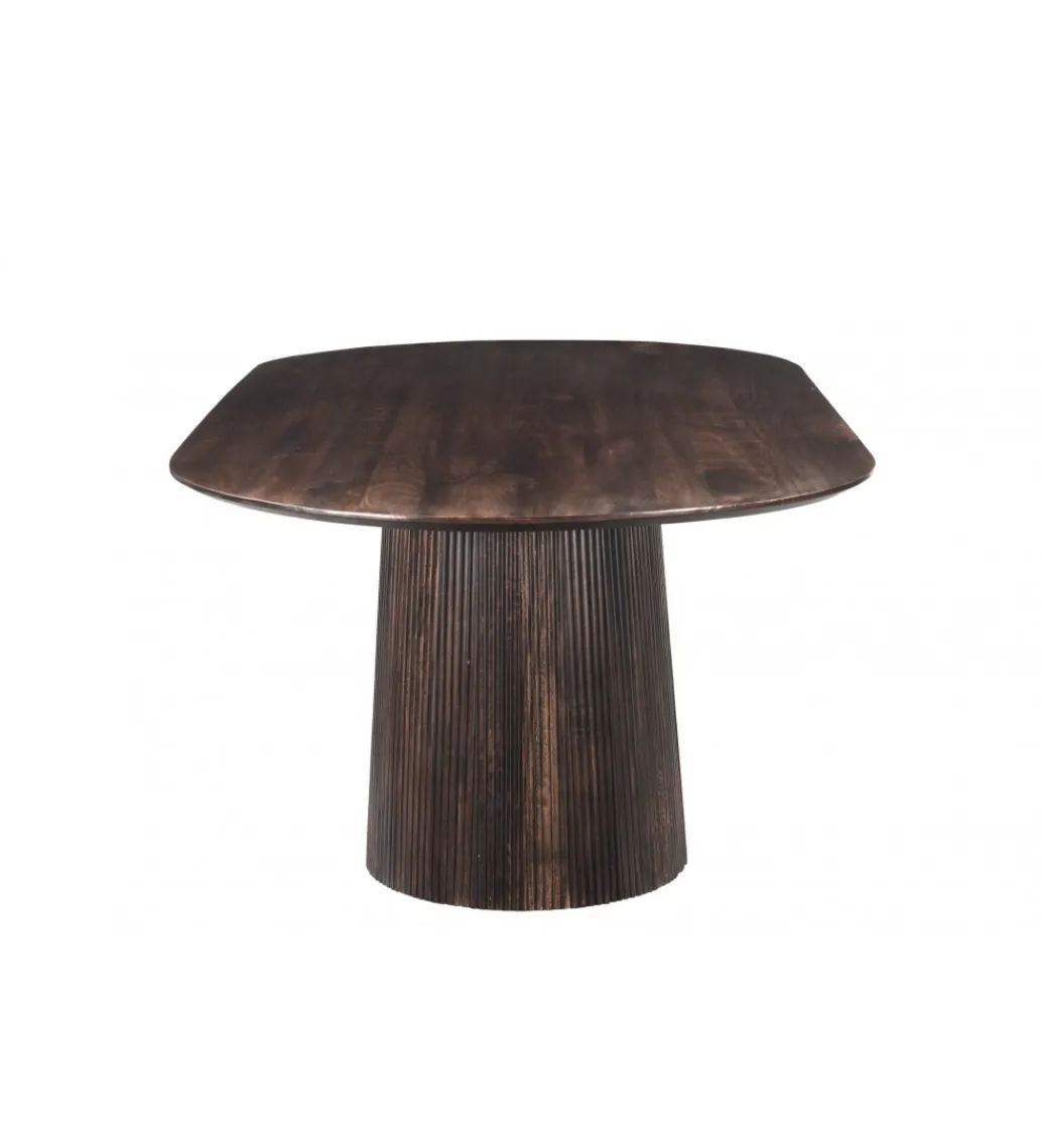 Stół SELVETOR 230 cm drewno mango w kolorze orzecha*LF-Design Sale