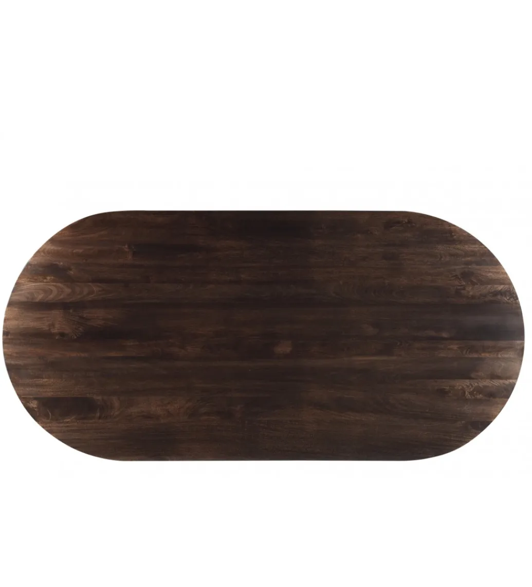Stół SELVETOR 230 cm drewno mango w kolorze orzecha*LF-Design Sale