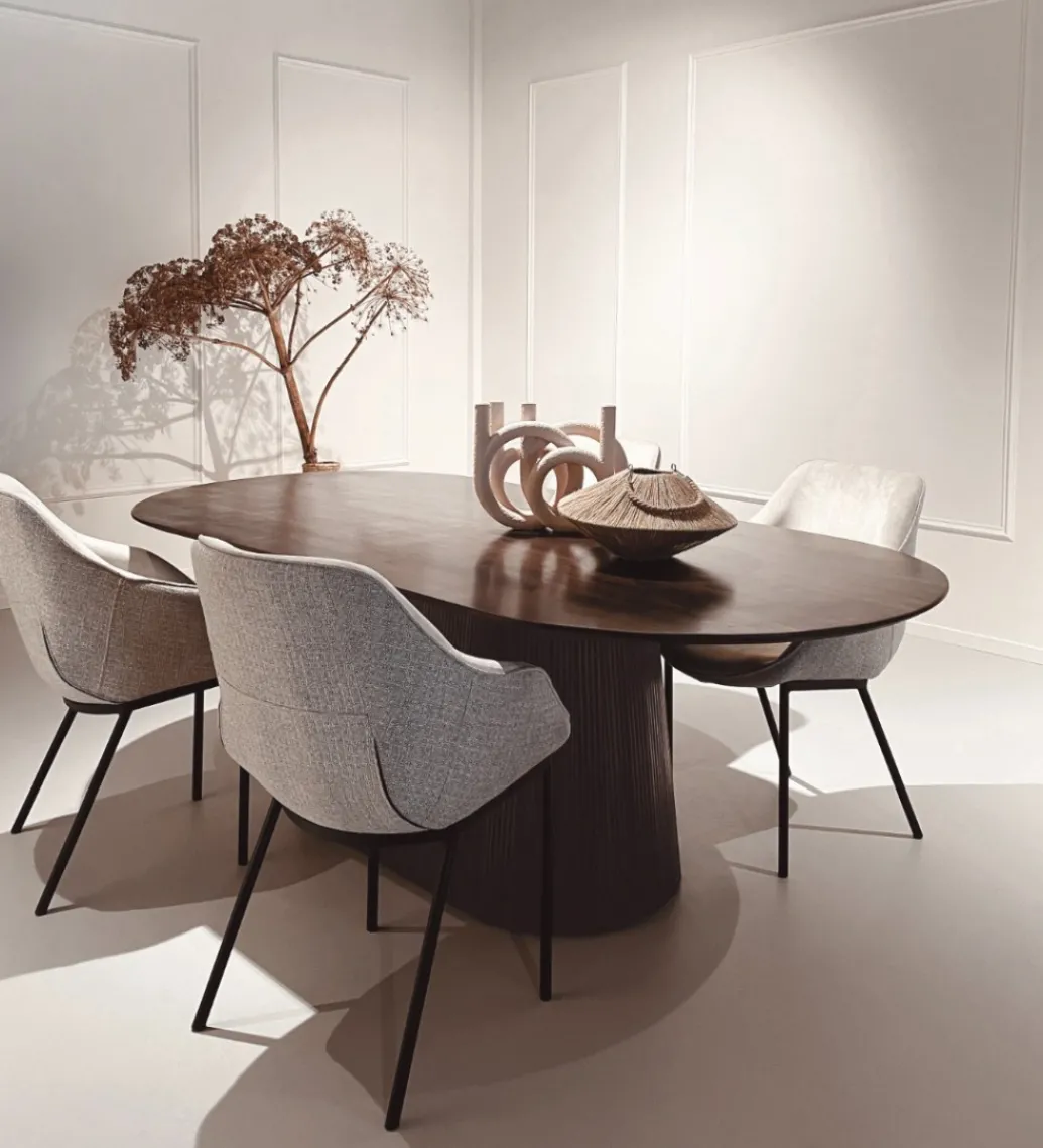 Stół SELVETOR 230 cm drewno mango w kolorze orzecha*LF-Design Sale