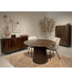 Stół SELVETOR 130 cm w kolorze orzecha*LF-Design Best