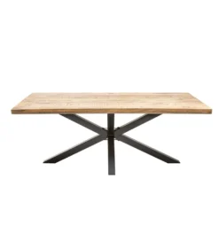 Stół SPIDER Galaxy 180 cm drewno Mango na nogach pająk krzyżak*Invicta Interior Clearance
