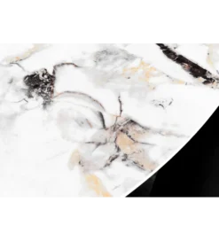Stół SPIN 150 cm ceramiczny marmur biały z obrotowym wynajmowanym blatem*Invicta Interior - przedsprzedaż Online