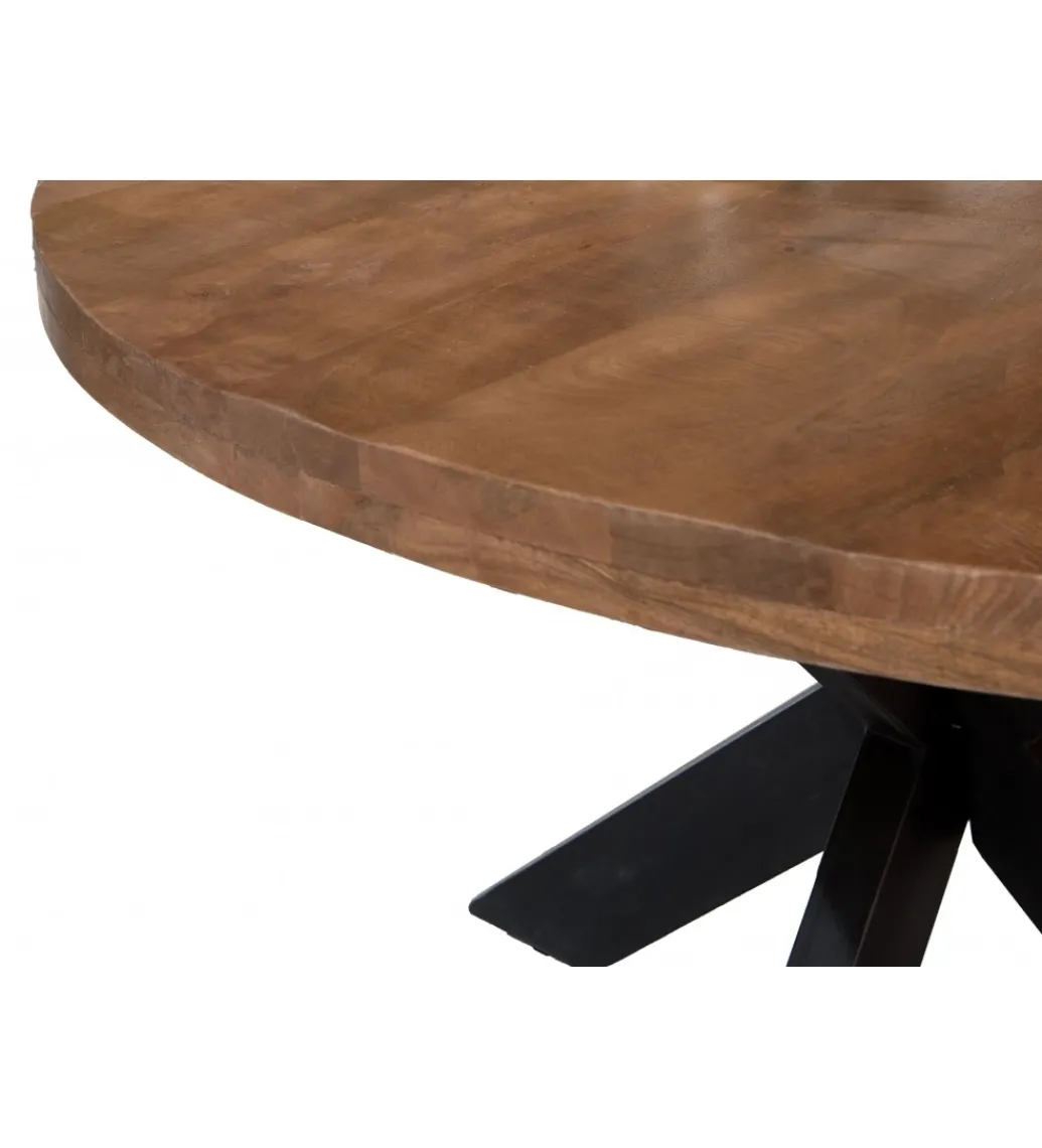 Stół STUDY 130 cm drewno mango*LF-Design Clearance