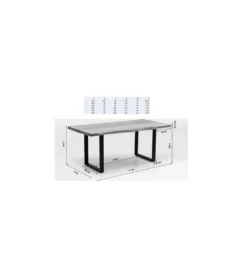 Stół SYMPHONY 200 x 100 cm drewno dębu*KARE Discount