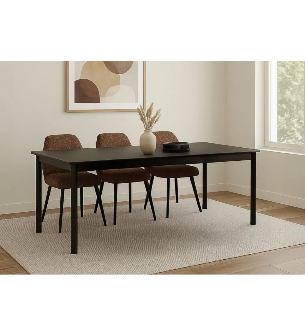 Stół TOBAGO 220 cm czarny*LF-Design New