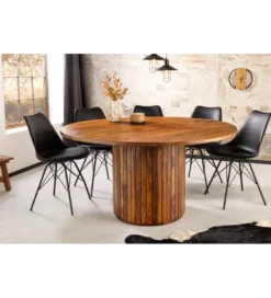 Stół TRES CHIC 140 cm drewno sheesham naturalny*Invicta Interior Discount