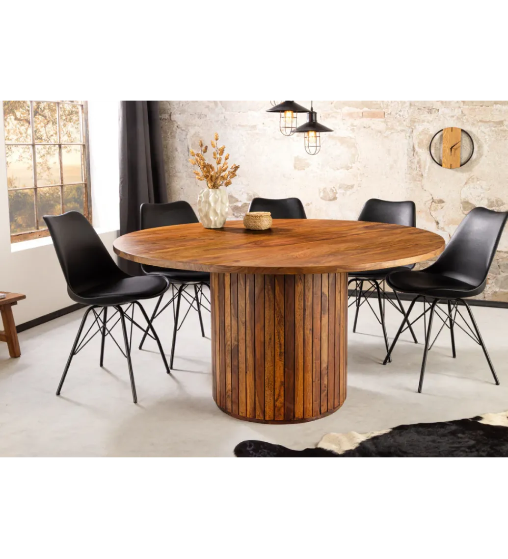 Stół TRES CHIC 140 cm drewno sheesham naturalny*Invicta Interior Discount