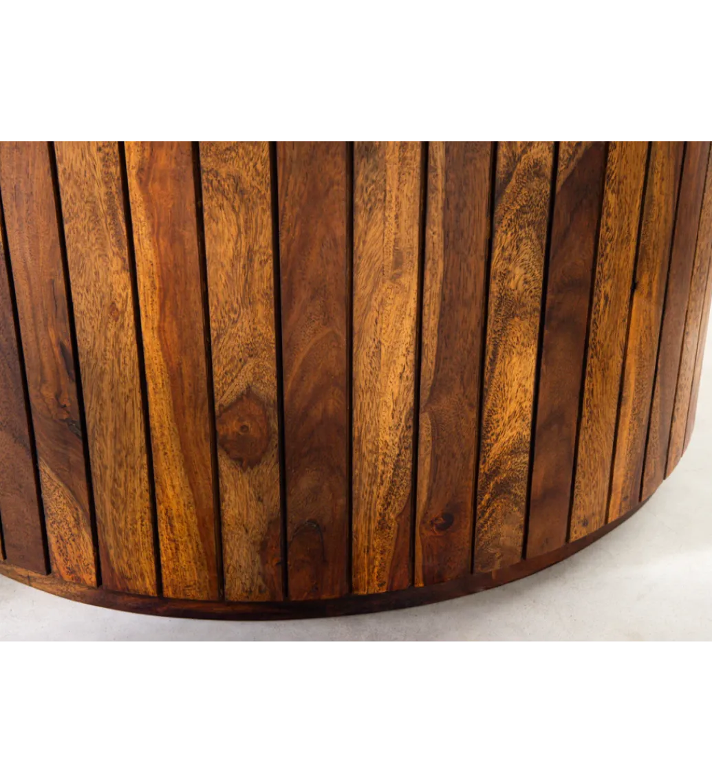 Stół TRES CHIC 120 cm drewno sheesham naturalny*Invicta Interior Online