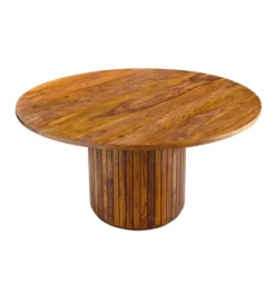 Stół TRES CHIC 120 cm drewno sheesham naturalny*Invicta Interior Online