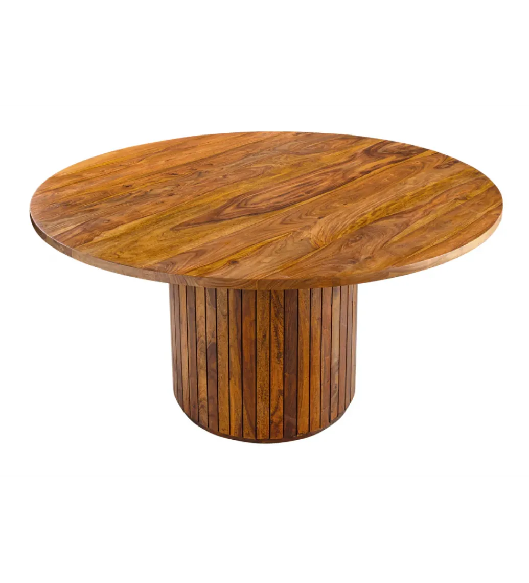 Stół TRES CHIC 120 cm drewno sheesham naturalny*Invicta Interior Online
