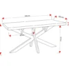 Stół USHE 180 cm drewno akacja*Exclusivas Hot