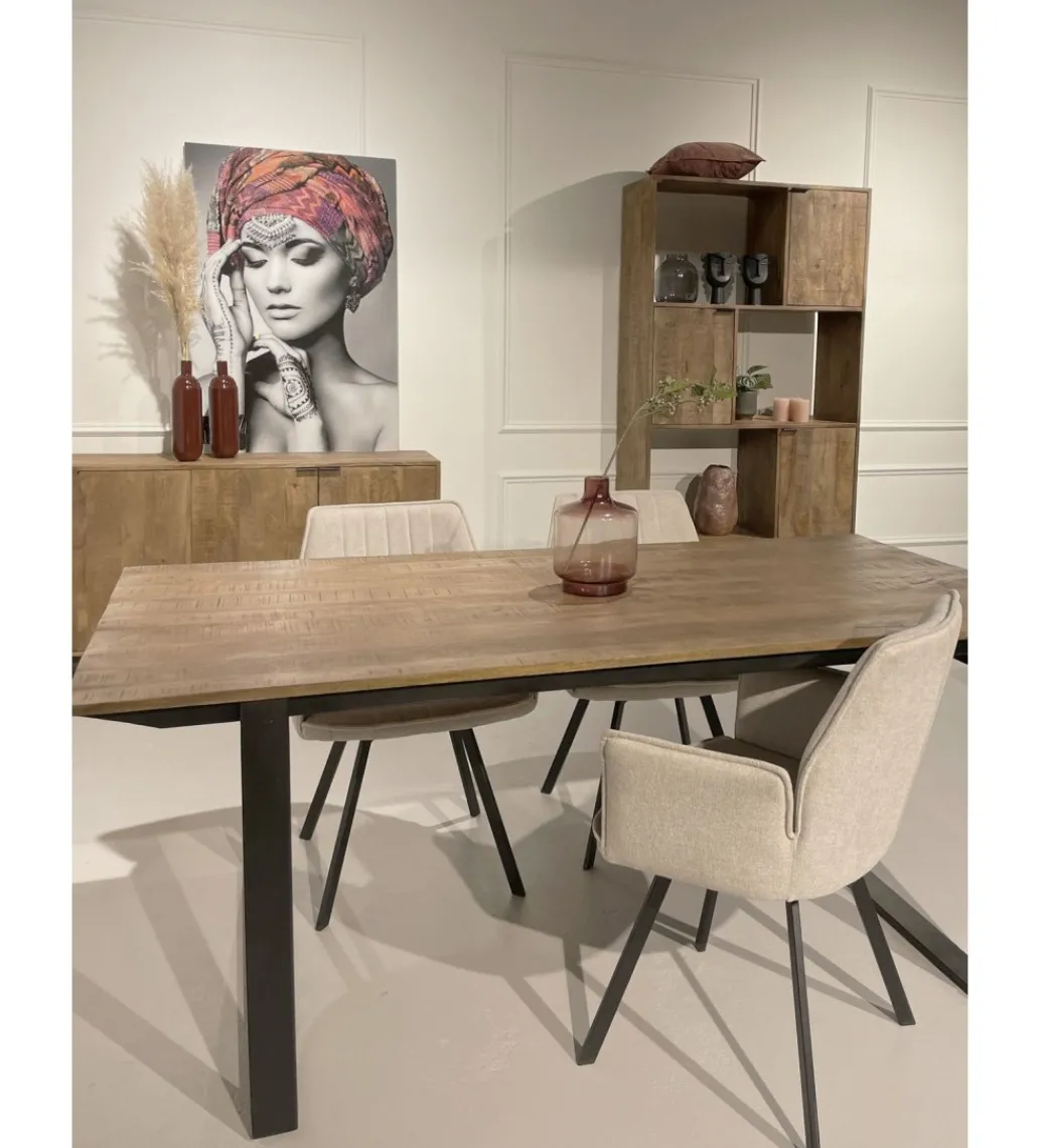 Stół VALDEREZ 200 cm drewno mango*LF-Design Best