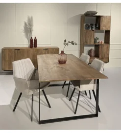 Stół VALDEREZ 200 cm drewno mango*LF-Design Best