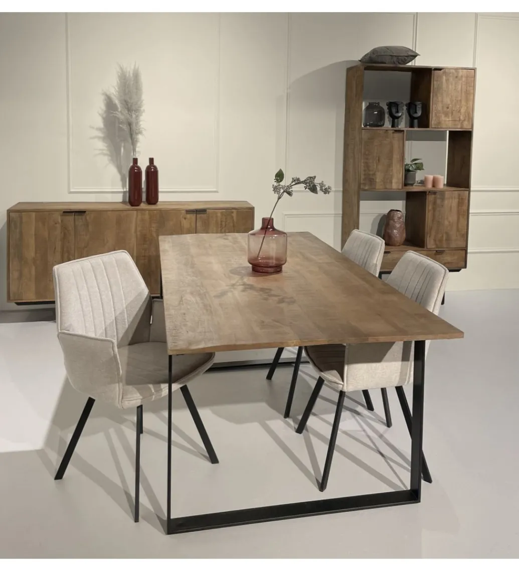 Stół VALDEREZ 200 cm drewno mango*LF-Design Best