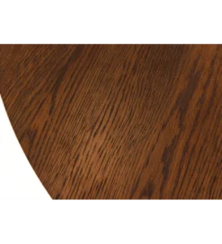 Stół VALHALLA WOOD okrągły 120-160-200cm rozkładany dąb ciemny*Invicta Interior