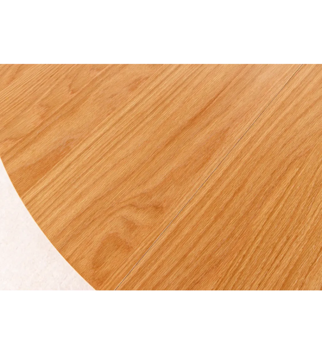 Stół VALHALLA WOOD okrągły 120-160-200cm rozkładany dąb naturalny*Invicta Interior Discount
