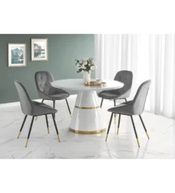 Stół Vegas 120 cm biały*Halmar Best