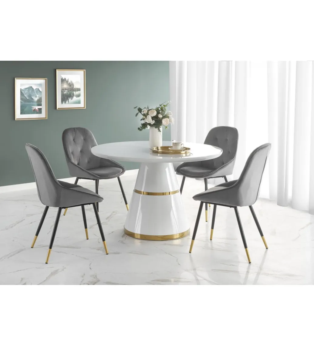 Stół Vegas 120 cm biały*Halmar Best