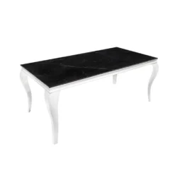 Stół VENETO Modern Barock 180 cm w optyce czarnego marmuru*Invicta Interior New