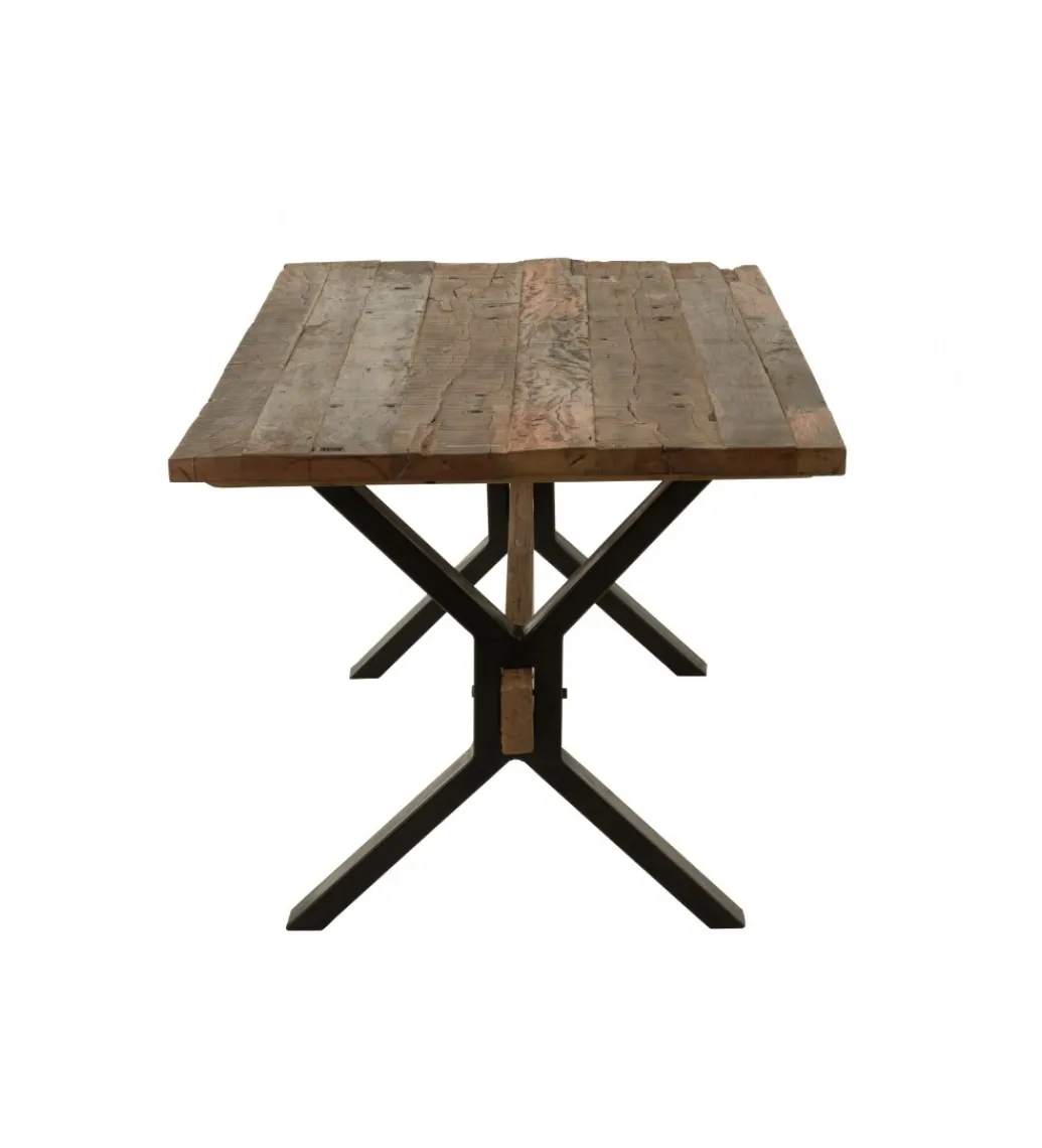 Stół VINTAGE 180 cm naturalne drewno*J-Line