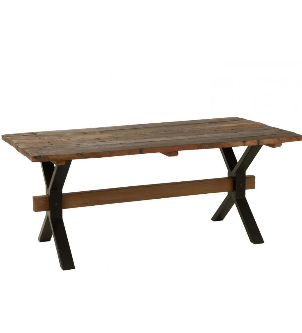 Stół VINTAGE 180 cm naturalne drewno*J-Line